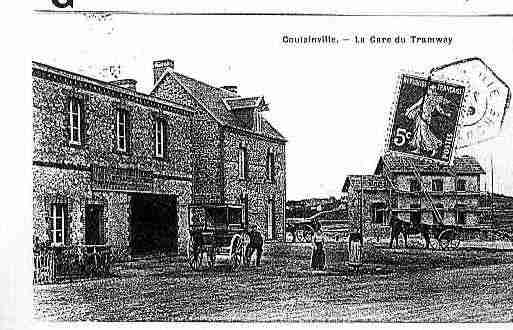 Ville de AGONCOUTAINVILLE Carte postale ancienne