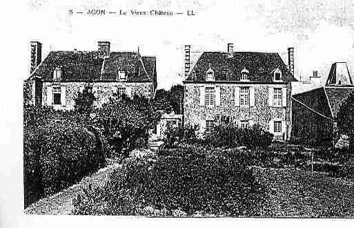 Ville de AGONCOUTAINVILLE Carte postale ancienne