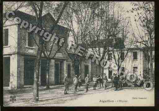 Ville de AIGUILLON Carte postale ancienne