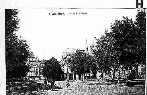 Ville de AIGUILLON Carte postale ancienne