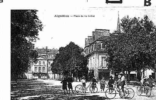 Ville de AIGUILLON Carte postale ancienne