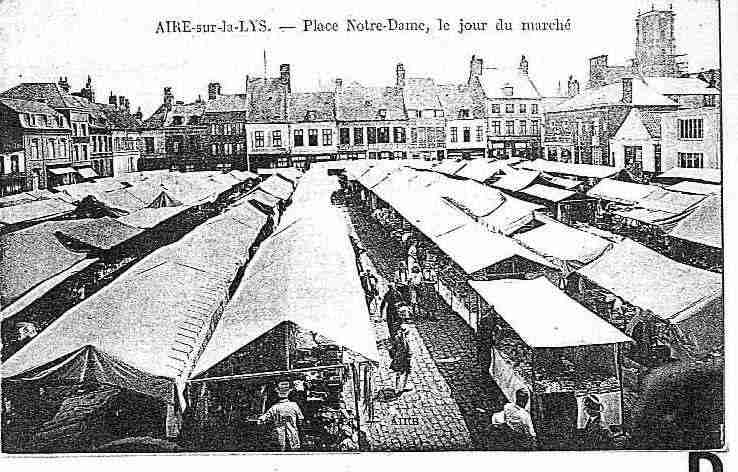 Ville de AIRESURLALYS Carte postale ancienne