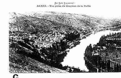Ville de ALBAS Carte postale ancienne
