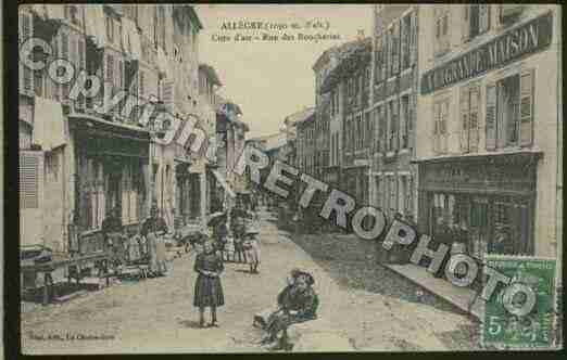 Ville de ALLEGRE Carte postale ancienne