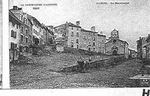 Ville de ALLEGRE Carte postale ancienne