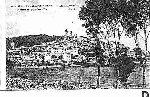 Ville de ALLEGRE Carte postale ancienne