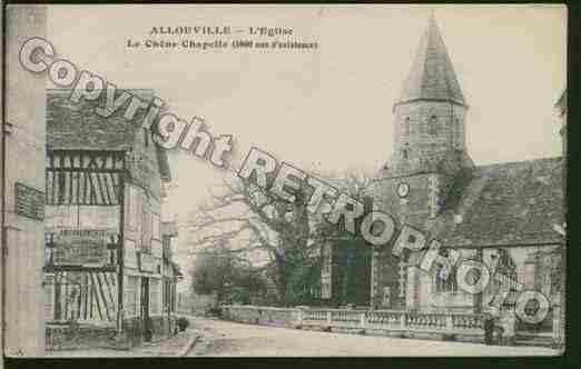 Ville de ALLOUVILLEBELLEFOSSE Carte postale ancienne