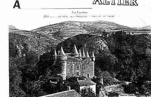 Ville de ALTIER Carte postale ancienne