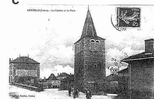 Ville de AMBIERLE Carte postale ancienne