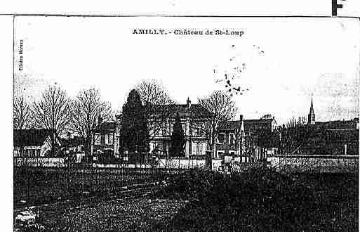 Ville de AMILLY Carte postale ancienne