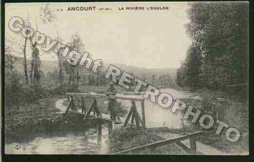 Ville de ANCOURT Carte postale ancienne