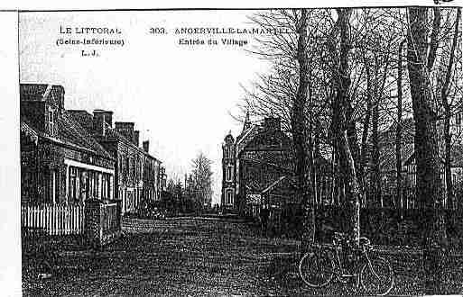 Ville de ANGERVILLELAMARTEL Carte postale ancienne  Ville de ANGERVILLELAMARTEL Carte postale ancienne