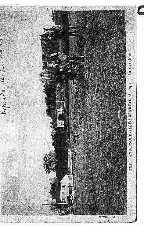 Ville de ANGLESQUEVILLELABRASLONG Carte postale ancienne