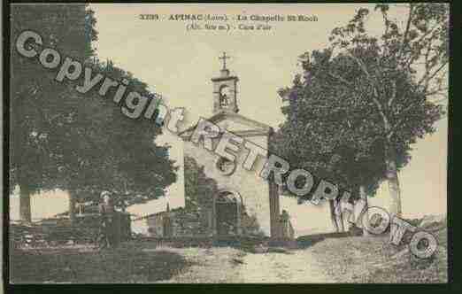 Ville de APINAC Carte postale ancienne