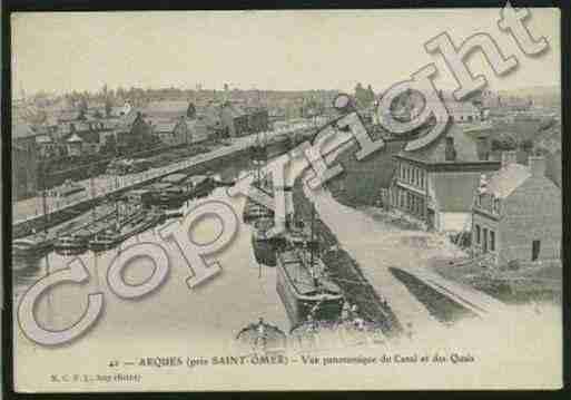 Ville de ARQUES Carte postale ancienne