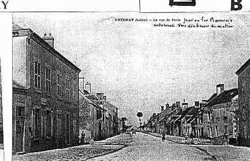 Ville de ARTENAY Carte postale ancienne