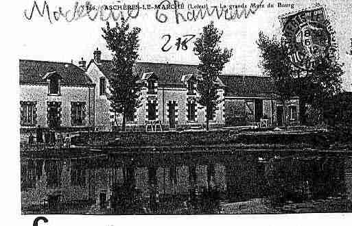 Ville de ASCHERESLEMARCHE Carte postale ancienne