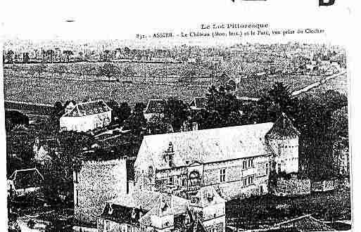 Ville de ASSIER Carte postale ancienne