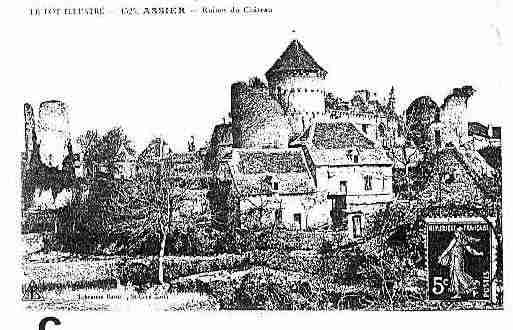 Ville de ASSIER Carte postale ancienne