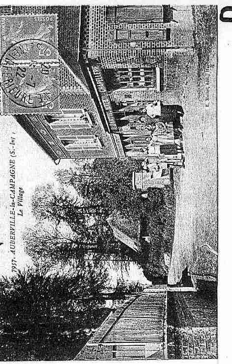 Ville de AUBERVILLELACAMPAGNE Carte postale ancienne