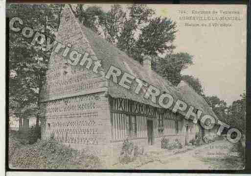 Ville de AUBERVILLELAMANUEL Carte postale ancienne