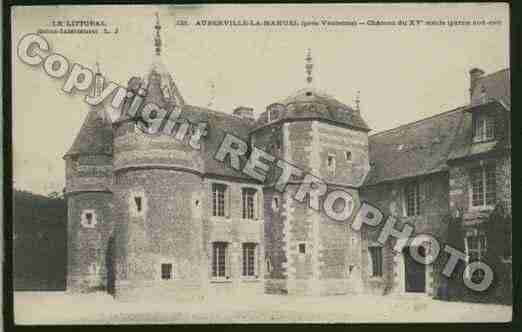 Ville de AUBERVILLELAMANUEL Carte postale ancienne