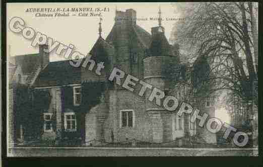 Ville de AUBERVILLELAMANUEL Carte postale ancienne