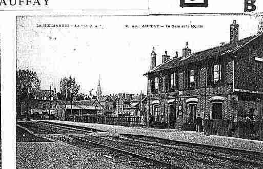 Ville de AUFFAY Carte postale ancienne