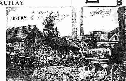 Ville de AUFFAY Carte postale ancienne