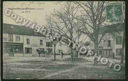 Ville de AUGERVILLELARIVIERE Carte postale ancienne