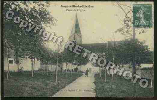 Ville de AUGERVILLELARIVIERE Carte postale ancienne