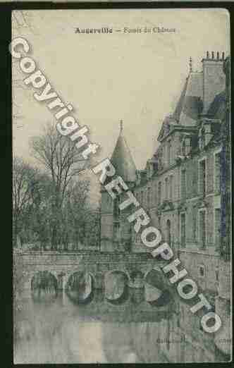 Ville de AUGERVILLELARIVIERE Carte postale ancienne