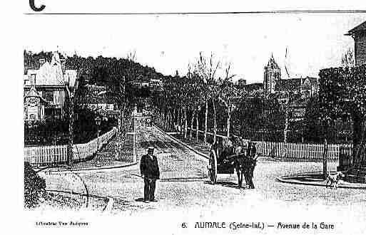 Ville de AUMALE Carte postale ancienne