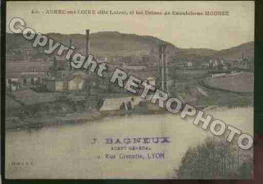 Ville de AURECSURLOIRE Carte postale ancienne