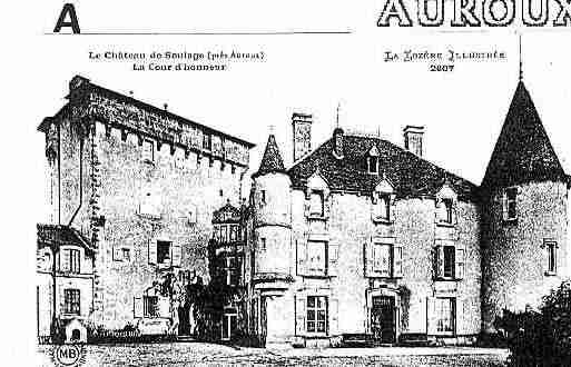 Ville de AUROUX Carte postale ancienne