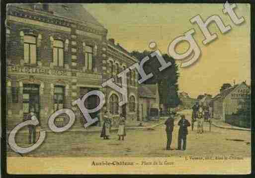 Ville de AUXILECHATEAU Carte postale ancienne