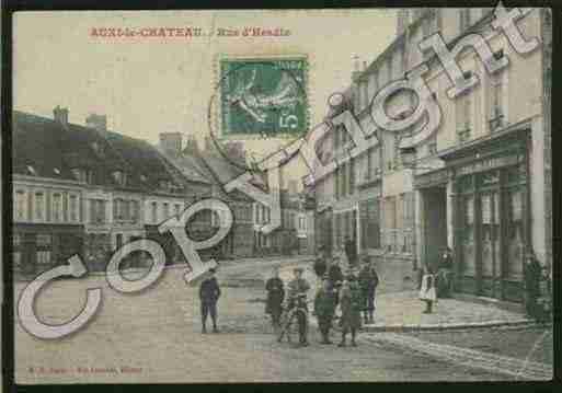 Ville de AUXILECHATEAU Carte postale ancienne