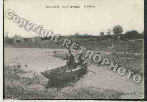 Ville de AVARAY Carte postale ancienne