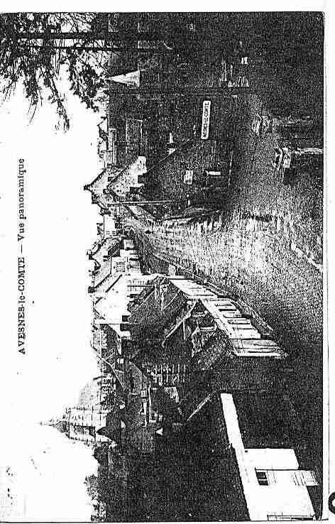 Ville de AVESNESLECOMTE Carte postale ancienne Ville de AVESNESLECOMTE Carte postale ancienne