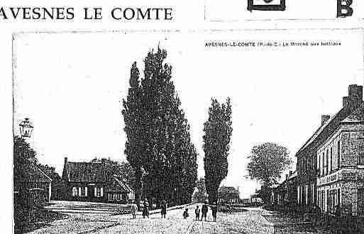 Ville de AVESNESLECOMTE Carte postale ancienne