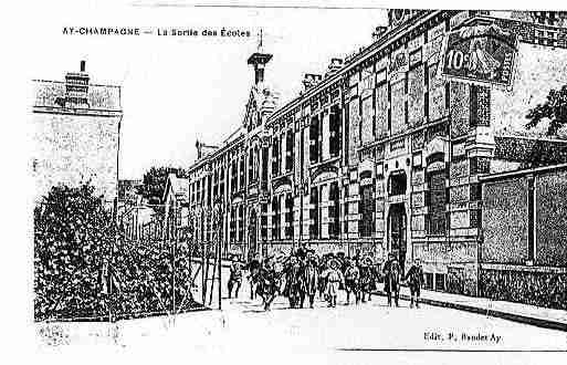 Ville de AY Carte postale ancienne