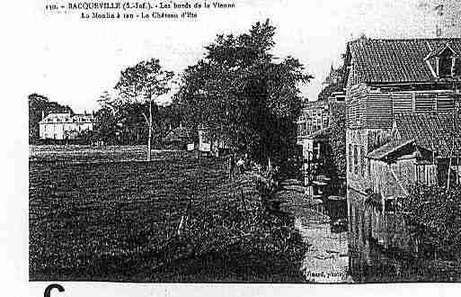 Ville de BACQUEVILLEENCAUX Carte postale ancienne