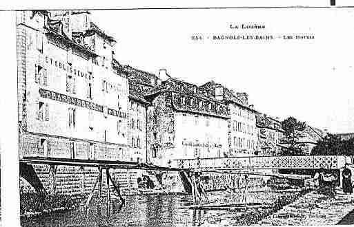 Ville de BAGNOLSLESBAINS Carte postale ancienne Ville de BAGNOLSLESBAINS Carte postale ancienne