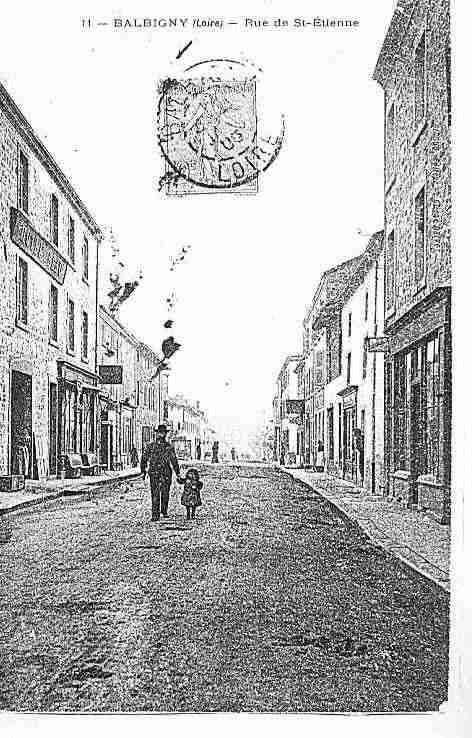 Ville de BALBIGNY Carte postale ancienne