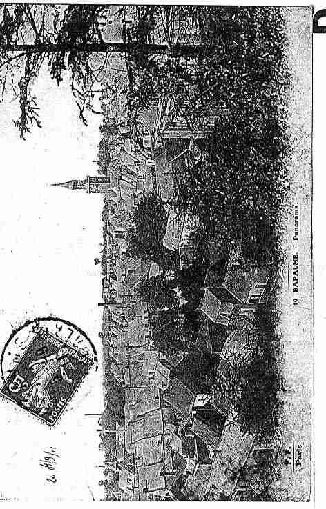 Ville de BAPAUME Carte postale ancienne Ville de BAPAUME Carte postale ancienne
