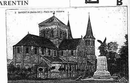 Ville de BARENTIN Carte postale ancienne