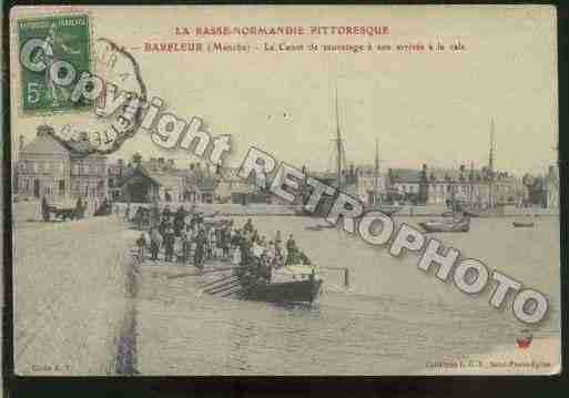 Ville de BARFLEUR Carte postale ancienne