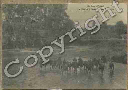 Ville de BARSURSEINE Carte postale ancienne