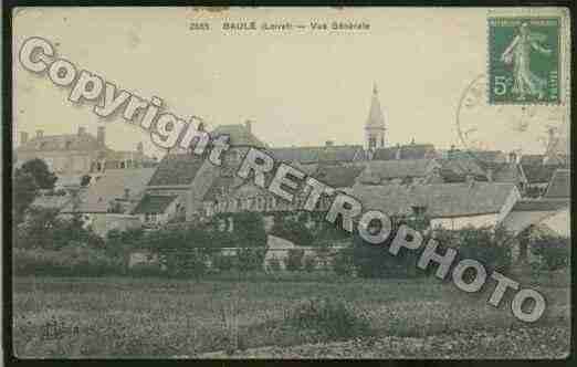 Ville de BAULE Carte postale ancienne