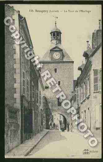 Ville de BEAUGENCY Carte postale ancienne